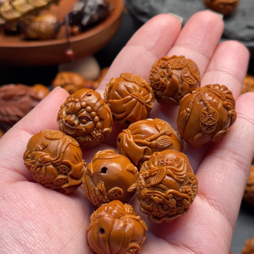 繁***幕手串/手链橄榄核三足金蟾