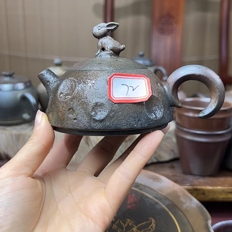戬谷龙窑坭兴陶柴烧壶72