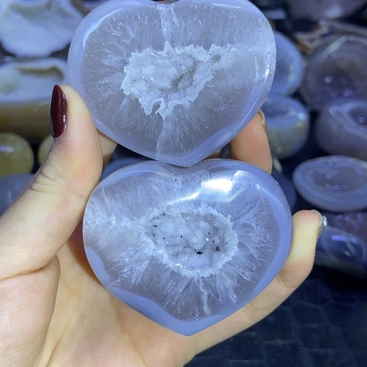 未镶嵌水晶珠宝半成品爱心聚宝盆
