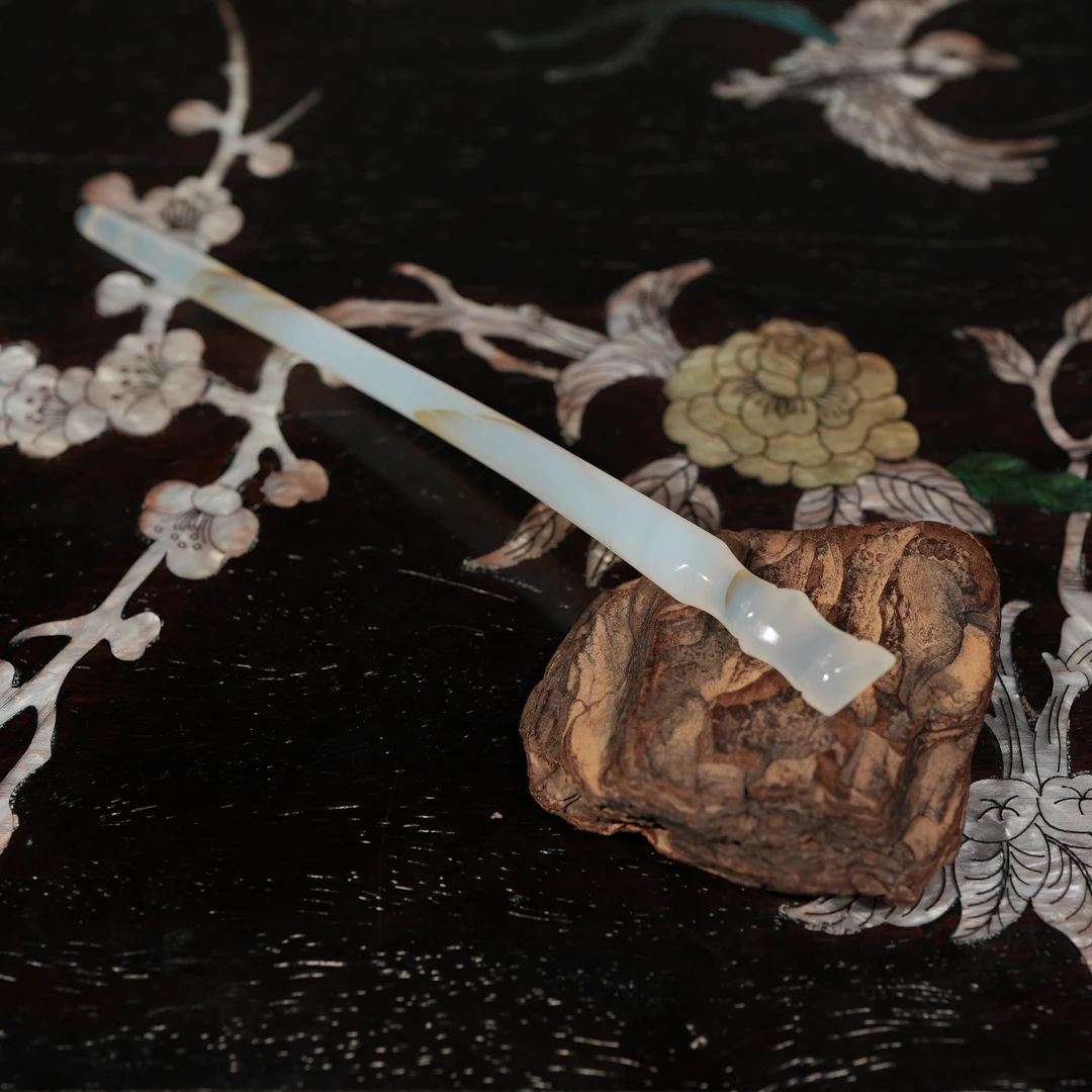 1.11香港王老板-玛瑙发簪6n265