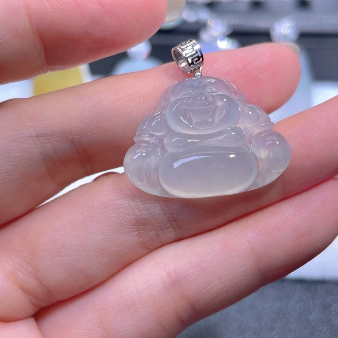 翡翠18K金镶嵌颈饰翡翠