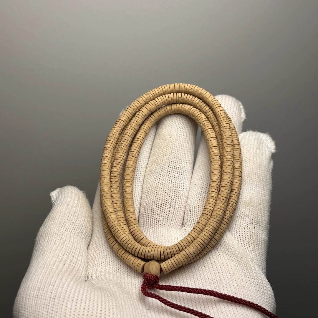精工禅翼薄片#精致高货热振百香籽108长串脖挂佛珠念珠柏香籽