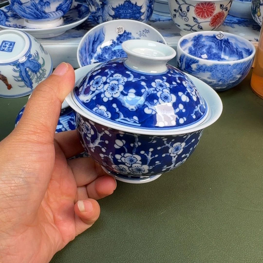 陶景德镇纯手绘茶具圆圆204