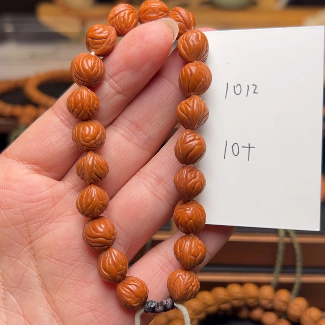 木质类秦岭龙纹桃核10左右