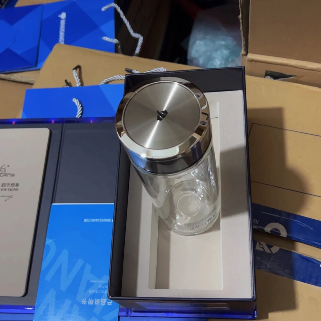 V48Rl双层玻璃杯中370➕杯套