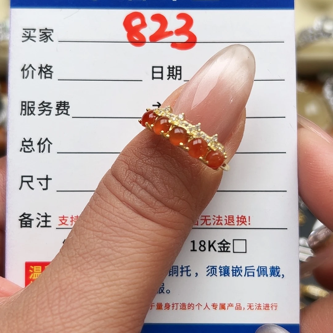 翡翠银S925镶嵌戒指缅甸天然A货翡翠戒指