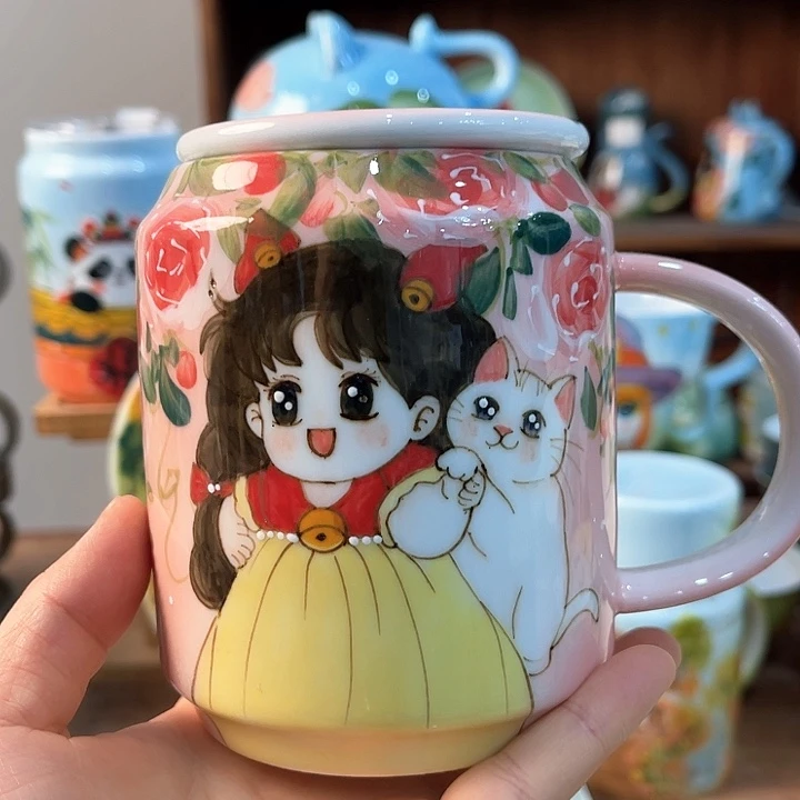 陶景德镇釉下手绘陶瓷