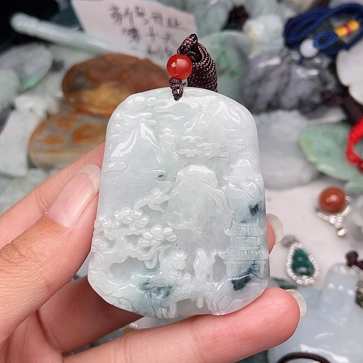 颈饰未镶嵌翡翠翡翠