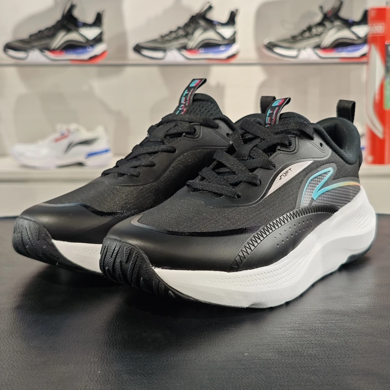 李宁2023新款男子SOFT ELEMENT缓震耐磨软底轻便休闲鞋AGLT179