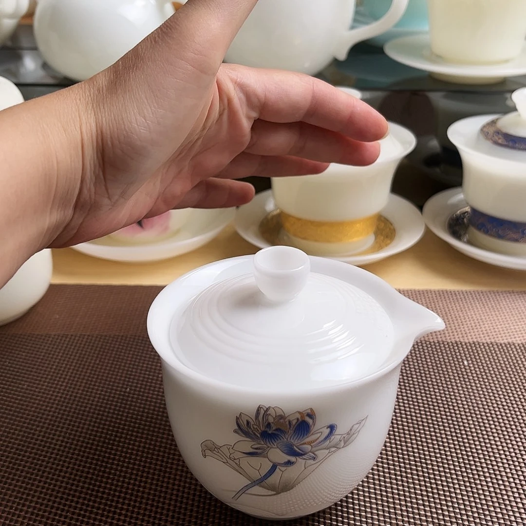 瓷片冰种玉瓷快客旅行套加包