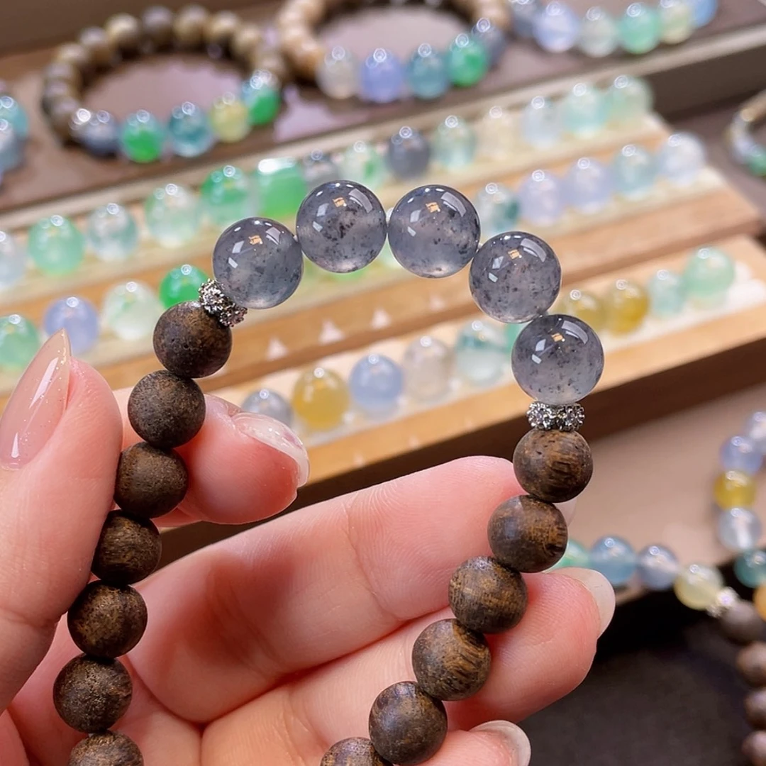 【闪购商品】颈饰未镶嵌翡翠黑冰单颗 多样性发其一