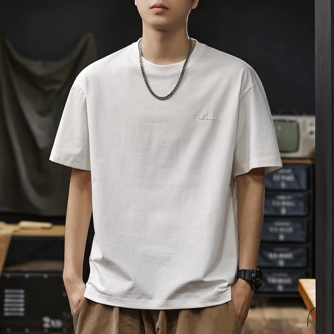 MR.MUDI/穆迪先生夏季新款凉感舒适短袖T恤男抗皱柔和男士半袖衫