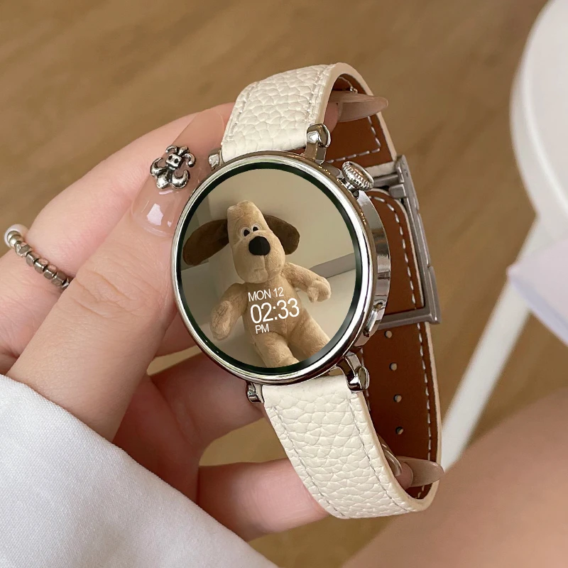 女生简约百搭多功能智能手表接打通话运动手环女款2025新款气质