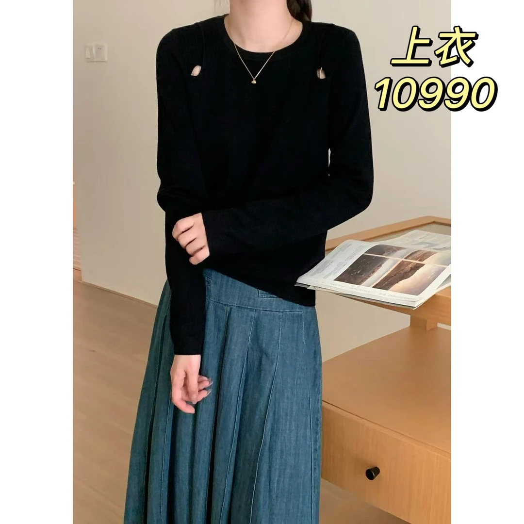 10990（部分无水洗唛，介意慎拍）WANGDAN新款针织衫