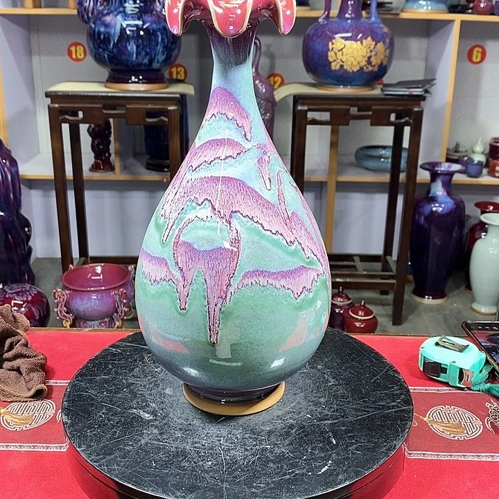 瓶中国神垕精品钧瓷