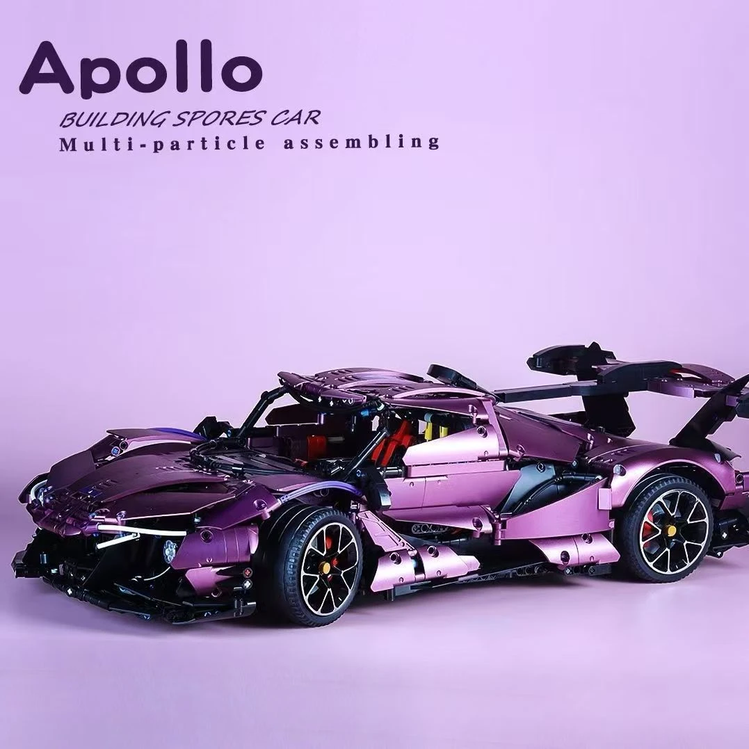 1：8太阳神紫电阿波罗积木拼装玩具C15C30