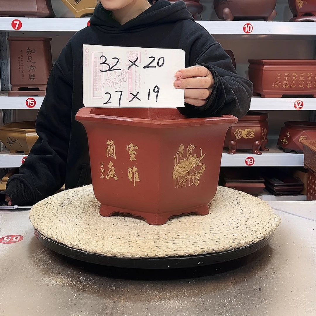 紫砂花盆紫砂花盆