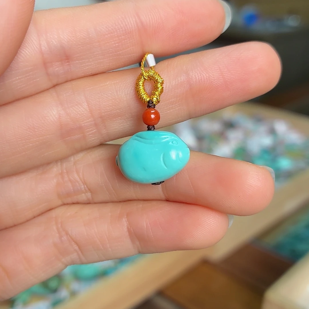 未镶嵌绿松石珠宝奇石