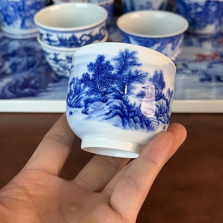 瓷片景德镇全手工手绘陶瓷