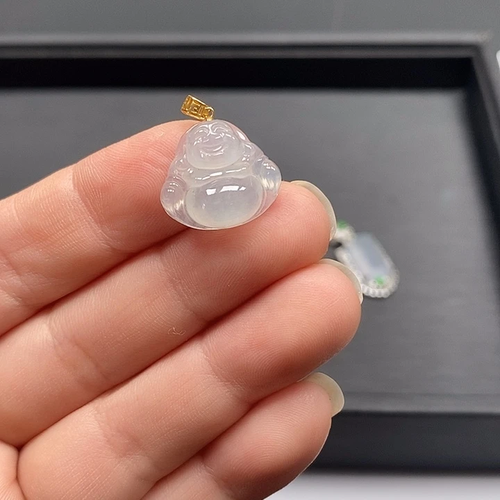 颈饰未镶嵌翡翠佛公