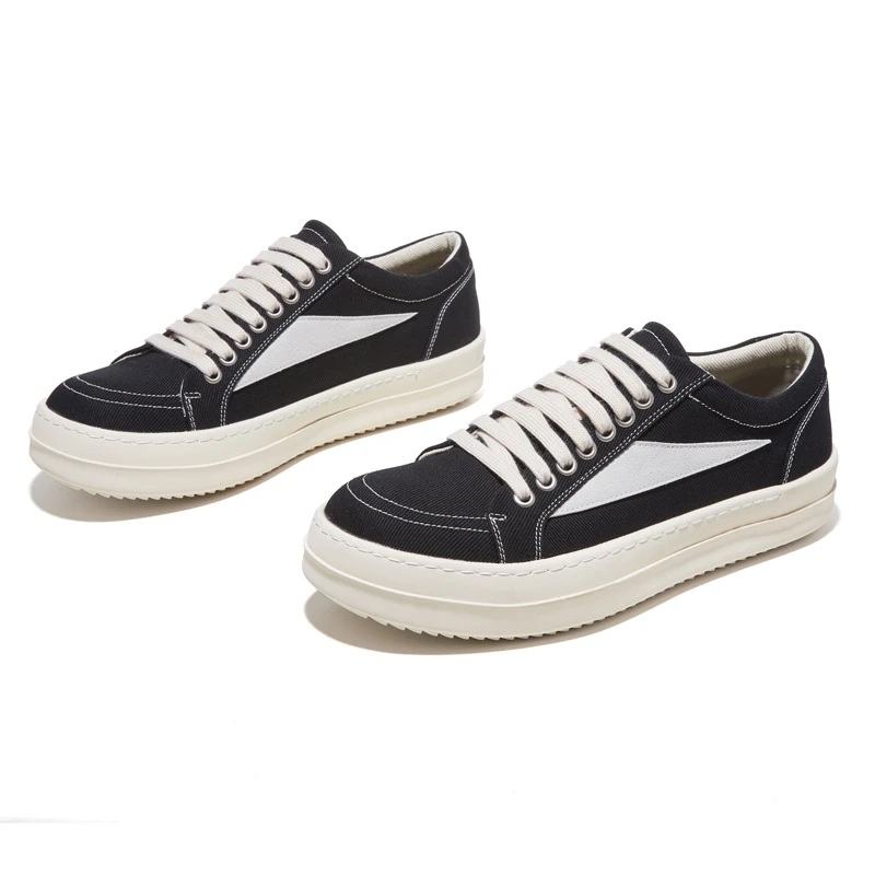 【RO平替帆布八孔】2025新款运动时尚休闲百搭透气低帮增高潮鞋ROB1