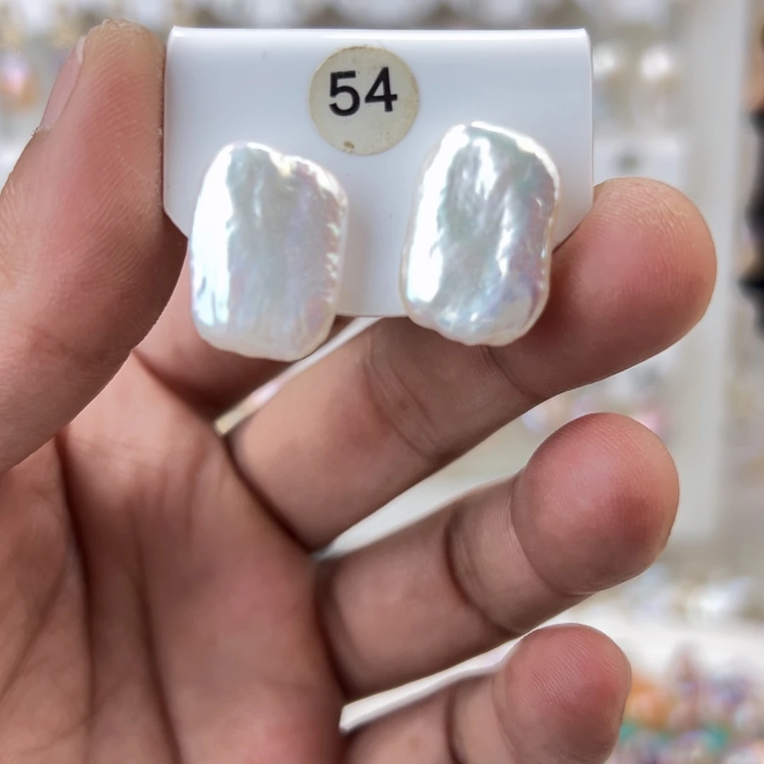 淡水珍珠耳饰未镶嵌