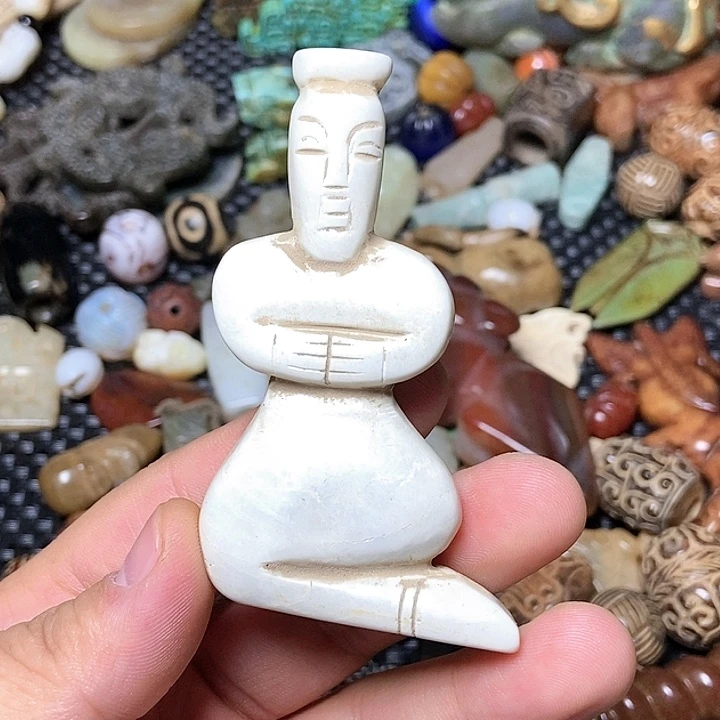 和田玉未镶嵌颈饰37