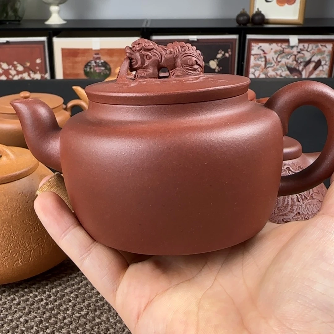 L***O茶壶紫砂微瑕狮子