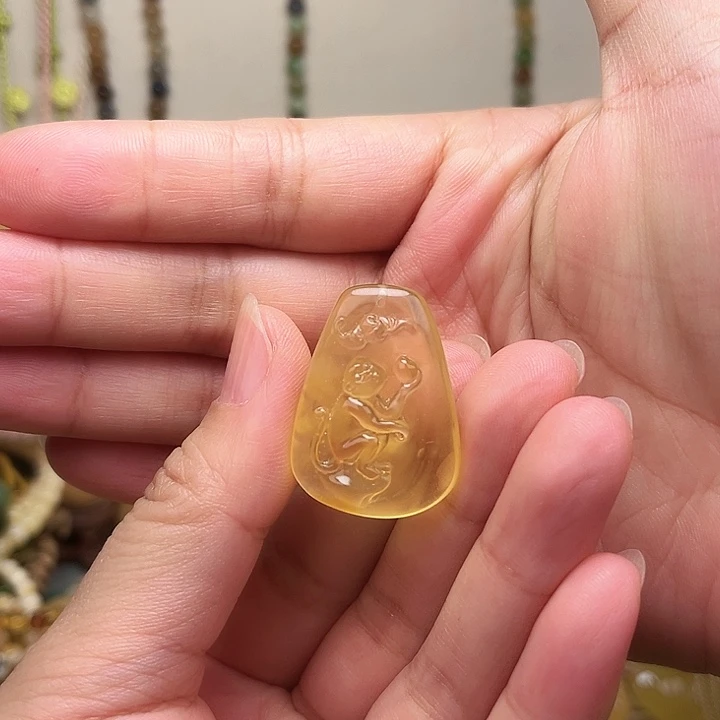 蜜蜡颈饰未镶嵌蜜蜡