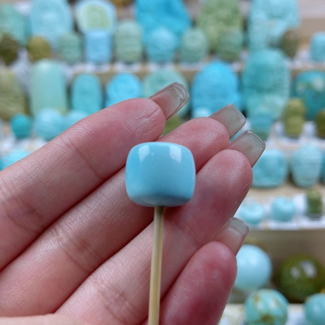 绿松石未镶嵌珠宝奇石15mm