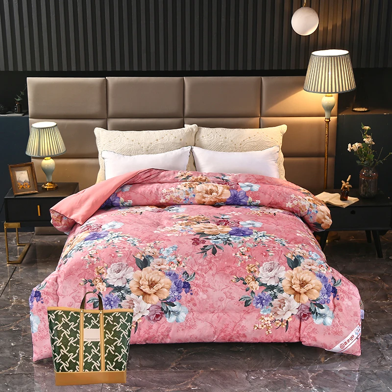 【香港QD】5D数码印花大豆黄金超细纤维被春秋冬被保暖冬被双人被DR