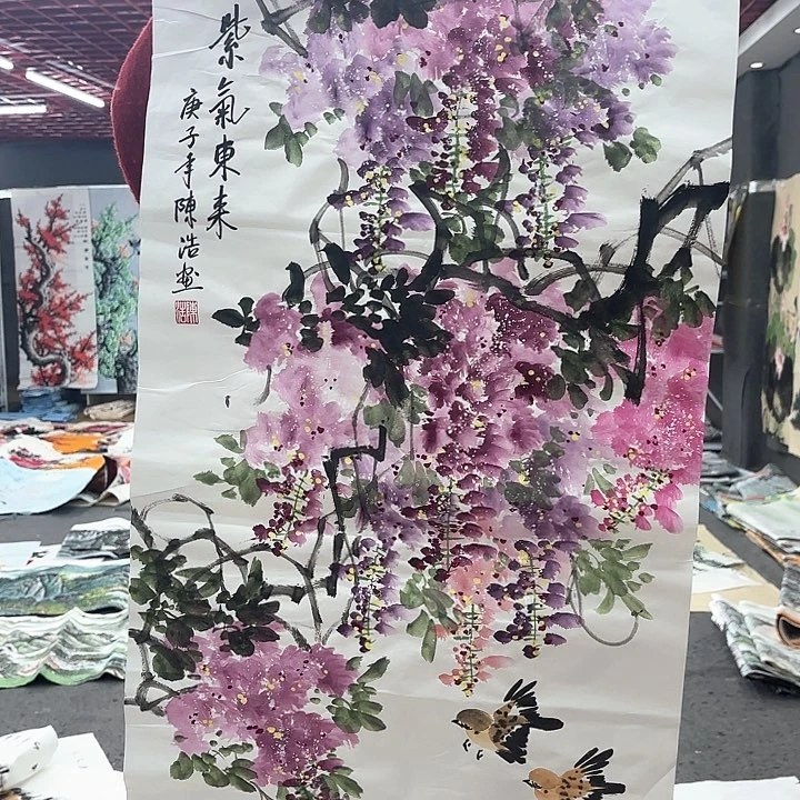 国画无毛和被绒毛或被绒毛和