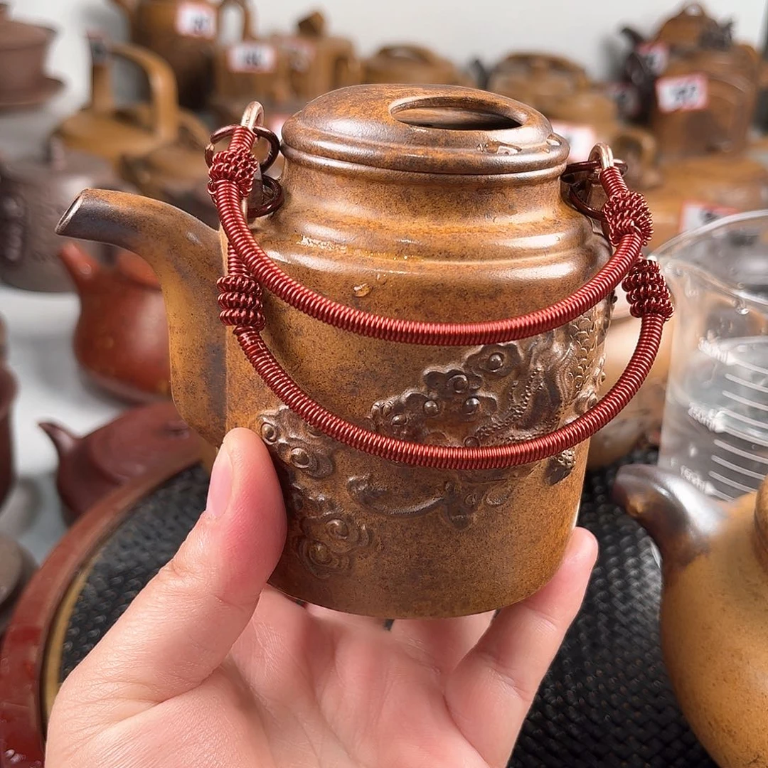 紫泥茶壶宜兴紫砂