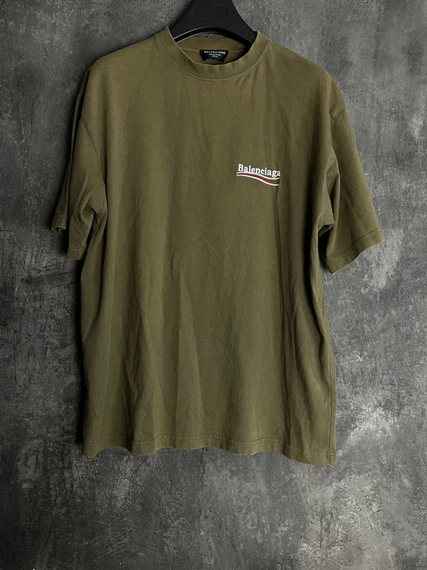 全新未使用 Balenciaga/巴黎世家 M码*1/可乐刺绣logo短袖/01216