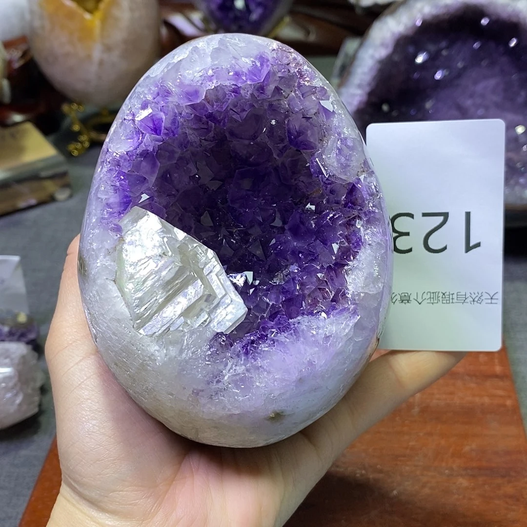 紫晶未镶嵌珠宝半成品