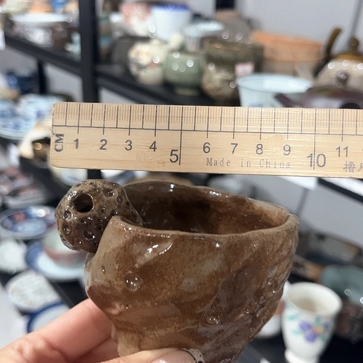 紫泥满二十包邮，瓷片手捏手做，有款，188