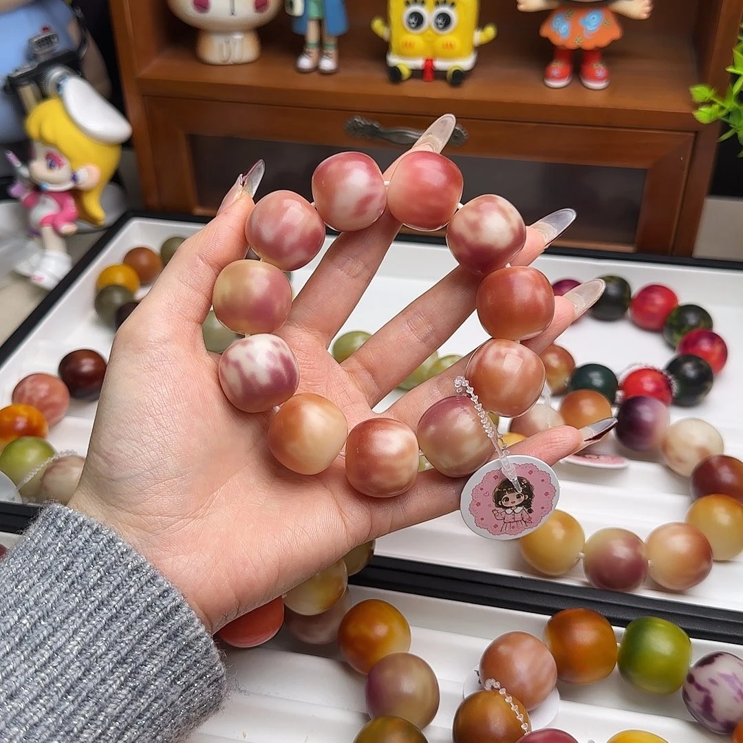 吊坠菩提根/象牙果卡23干磨桶珠微微瑕