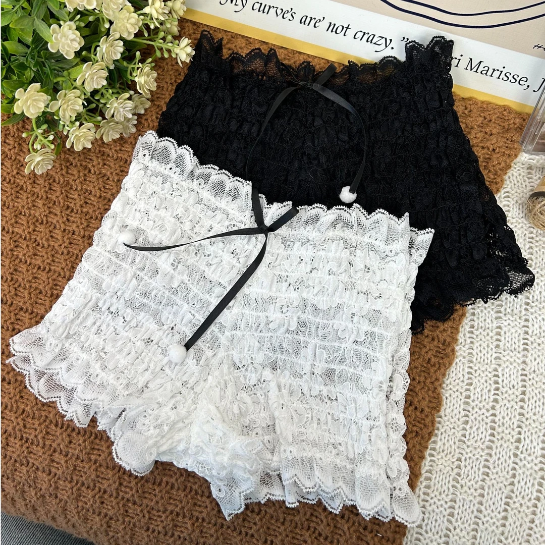 【法式蕾丝绑带内裤】性感镂空细带约会透气包臀女三角裤-whm-1323