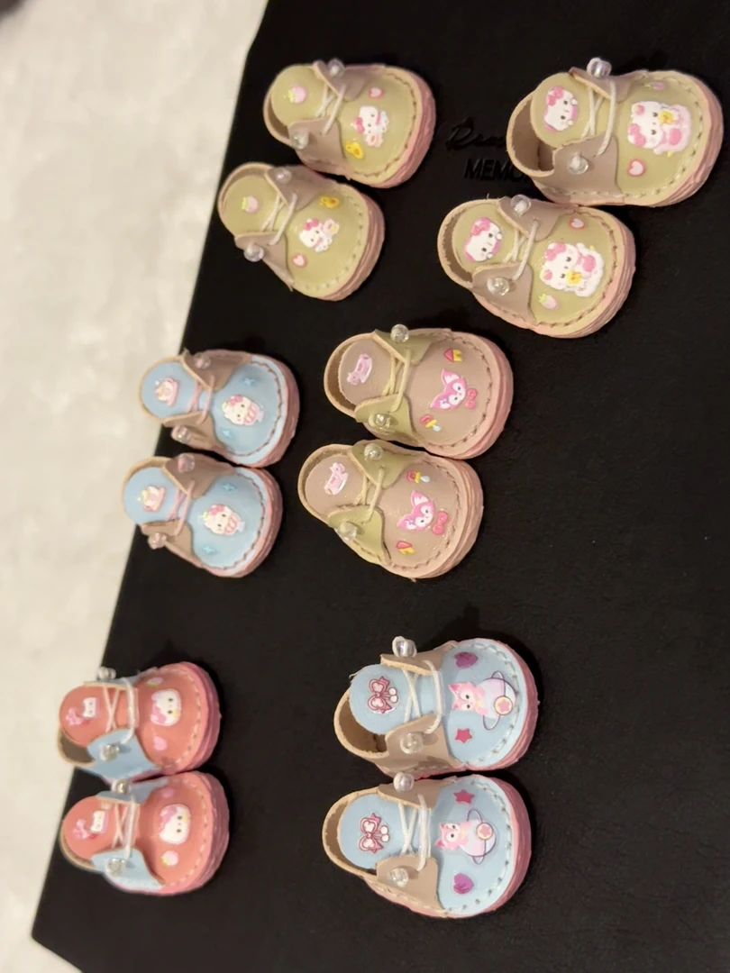 15 厘米棉花娃娃鞋子 labubu 饼饼贝尔通用