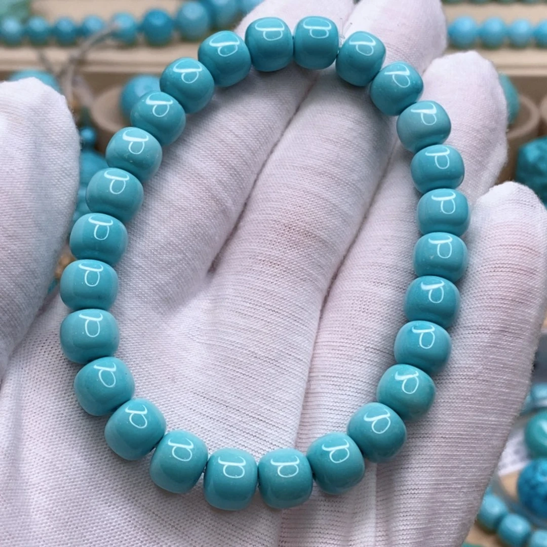 绿松石未镶嵌珠宝奇石8.5mm