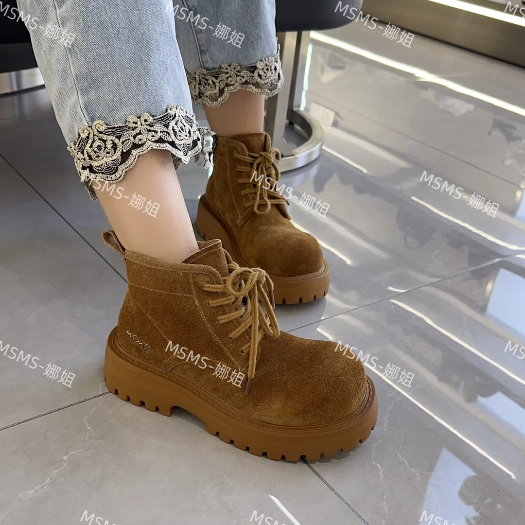 玛莎玛索510-95早秋款马丁靴