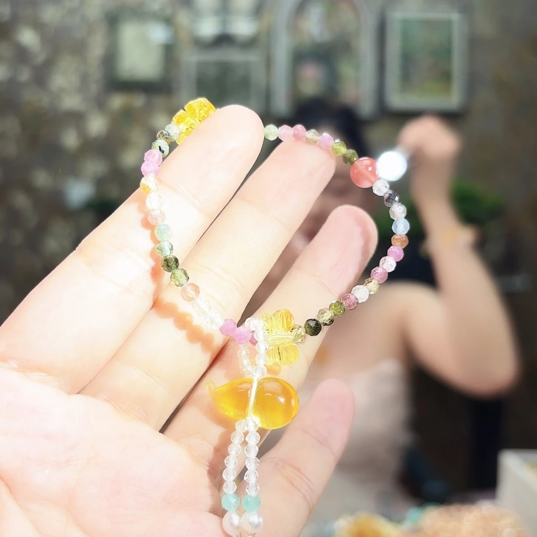 未镶嵌琥珀手链琥珀