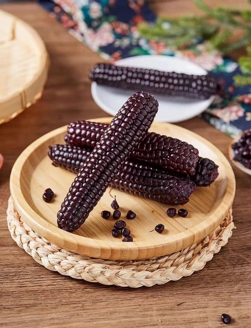 “豫豫与生鲜紫糯拇指玉米【低脂】现采现摘软糯清香即食宝宝辅食