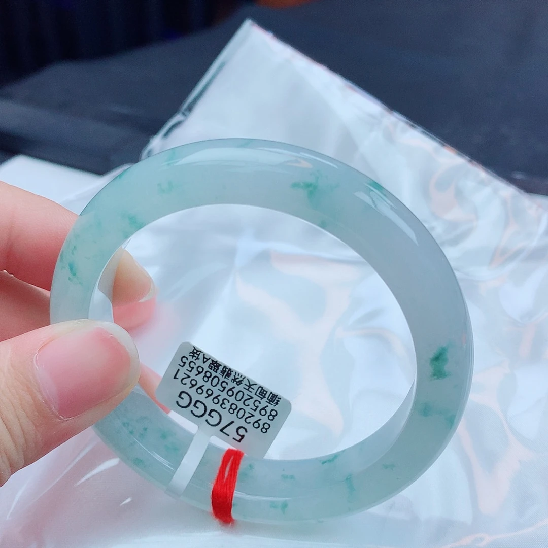 翡翠手镯未镶嵌天然缅甸翡翠A货手镯