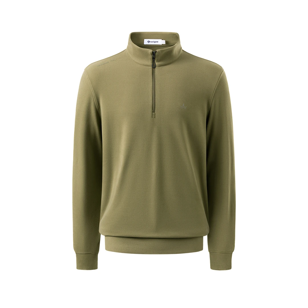 [磨毛抗静电]navigare小帆船保暖半开领卫衣男抑菌上衣1135845303