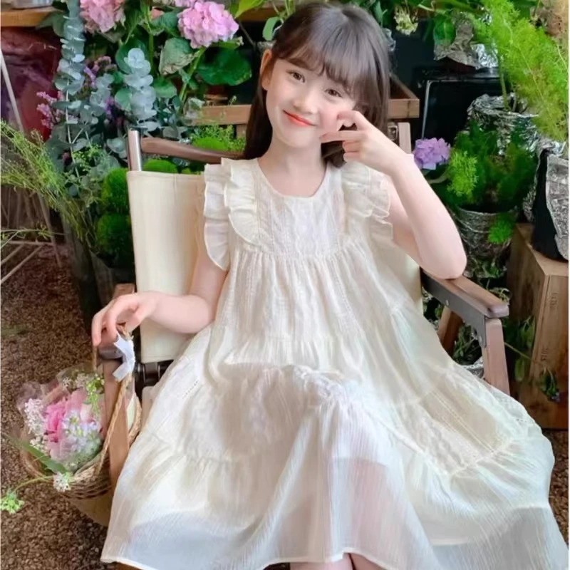 005女童连衣裙夏装2025新款超洋气夏季裙子时髦