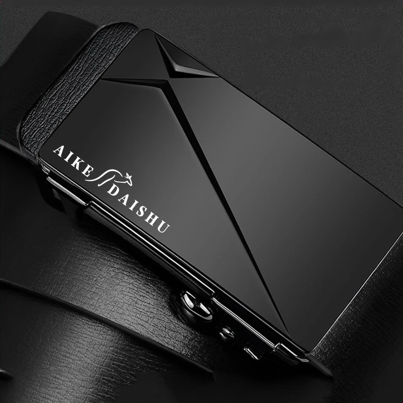 男生腰带百搭男士潮流皮带中年青年休闲无牙自动扣裤腰带