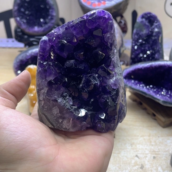 未镶嵌珠宝半成品紫晶