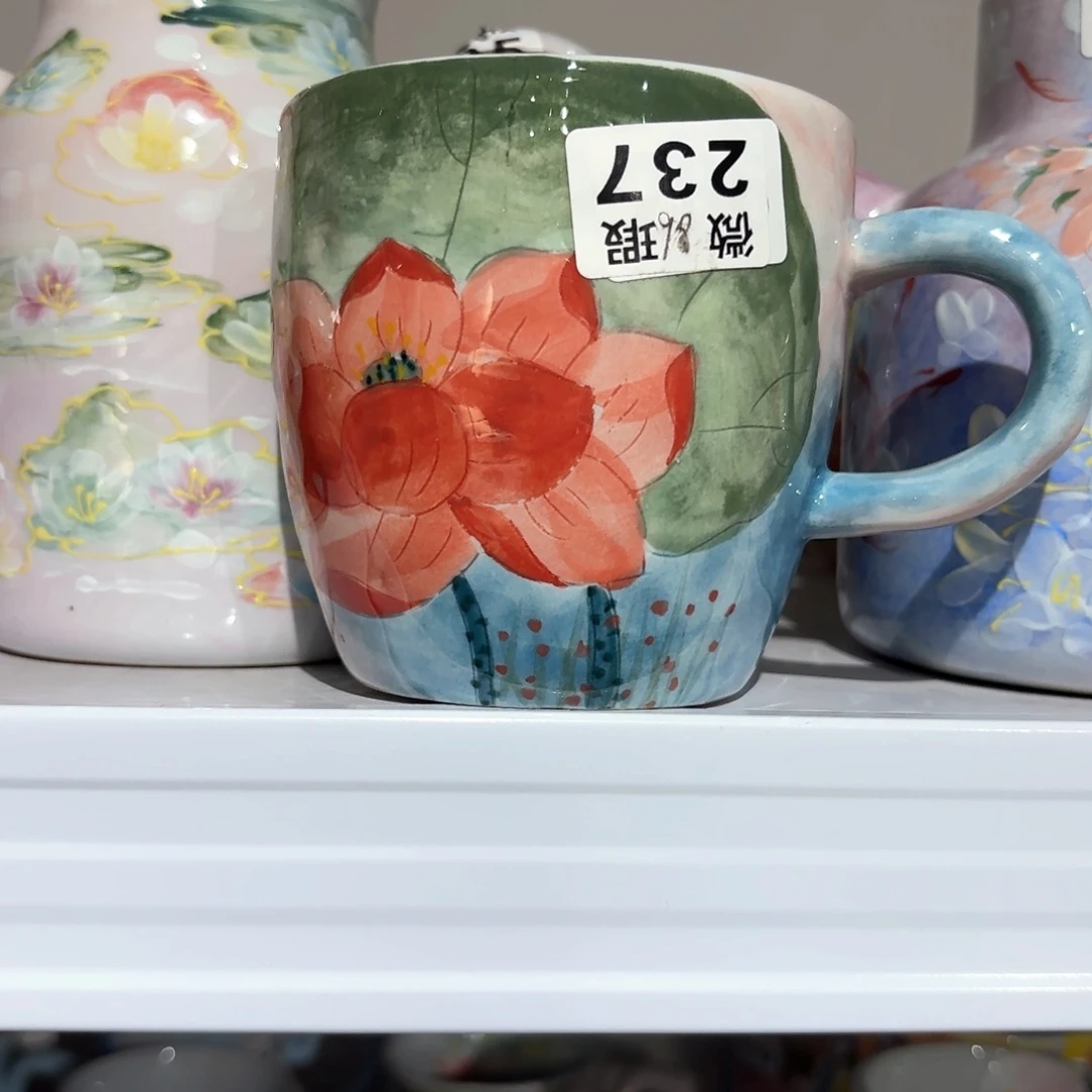 景德镇手绘高温釉下彩陶瓷茶具