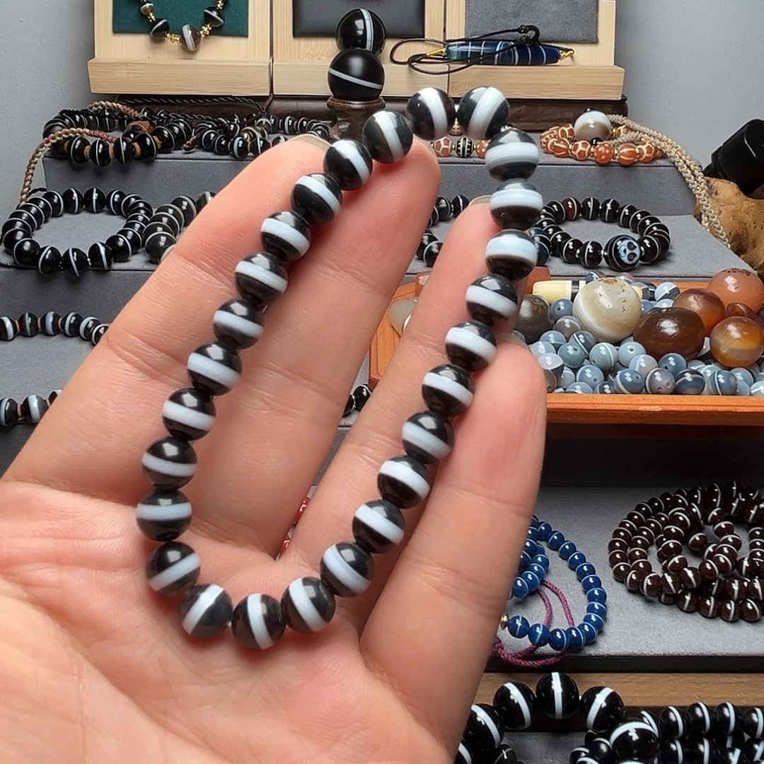 玛瑙/玉髓未镶嵌串